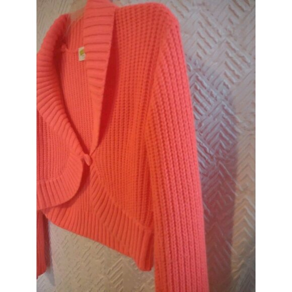 Crazy 8 ~ Girls Long Sleeve Crop Sweater ~ Bolero Shrug - XL (14) Soft, Sweet! - Picture 4 of 13